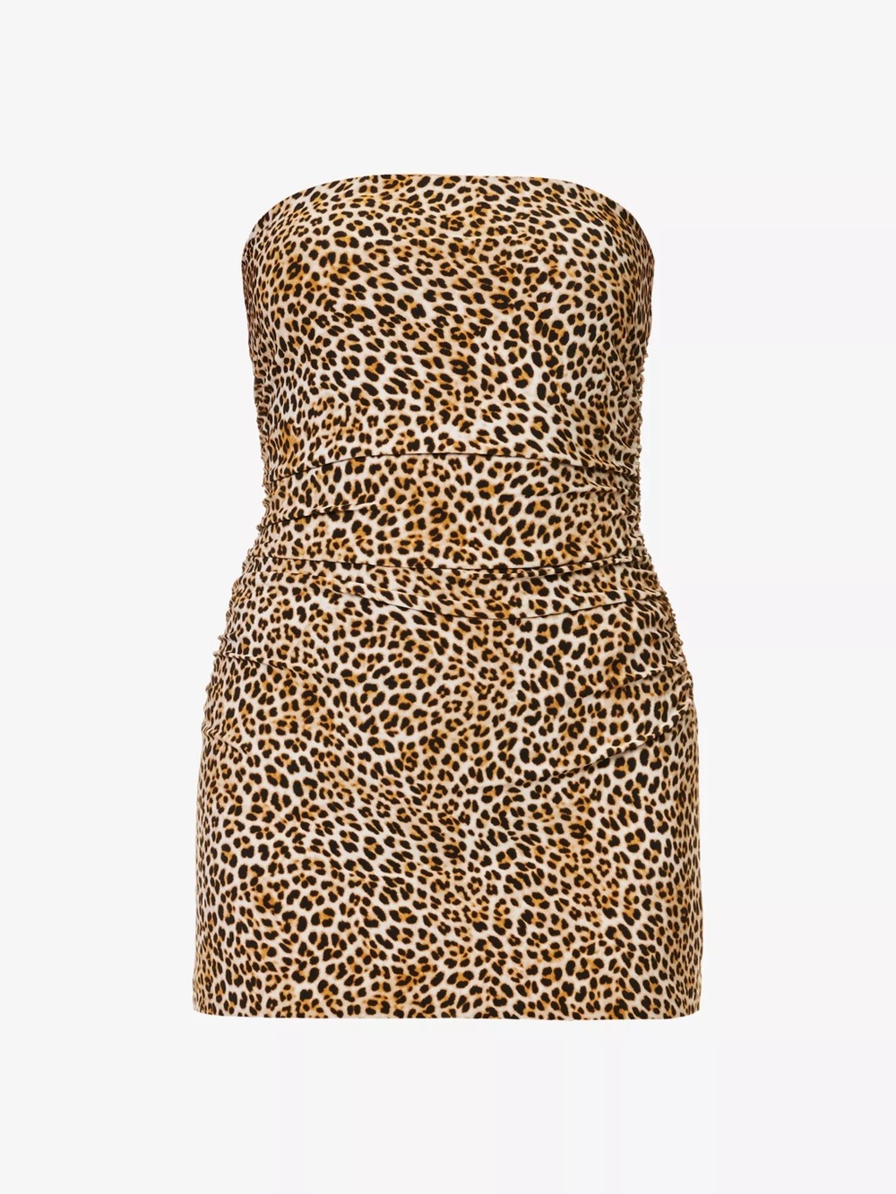 NORMA KAMALI STRAPLESS PICKLEBALL MINI DRESS
